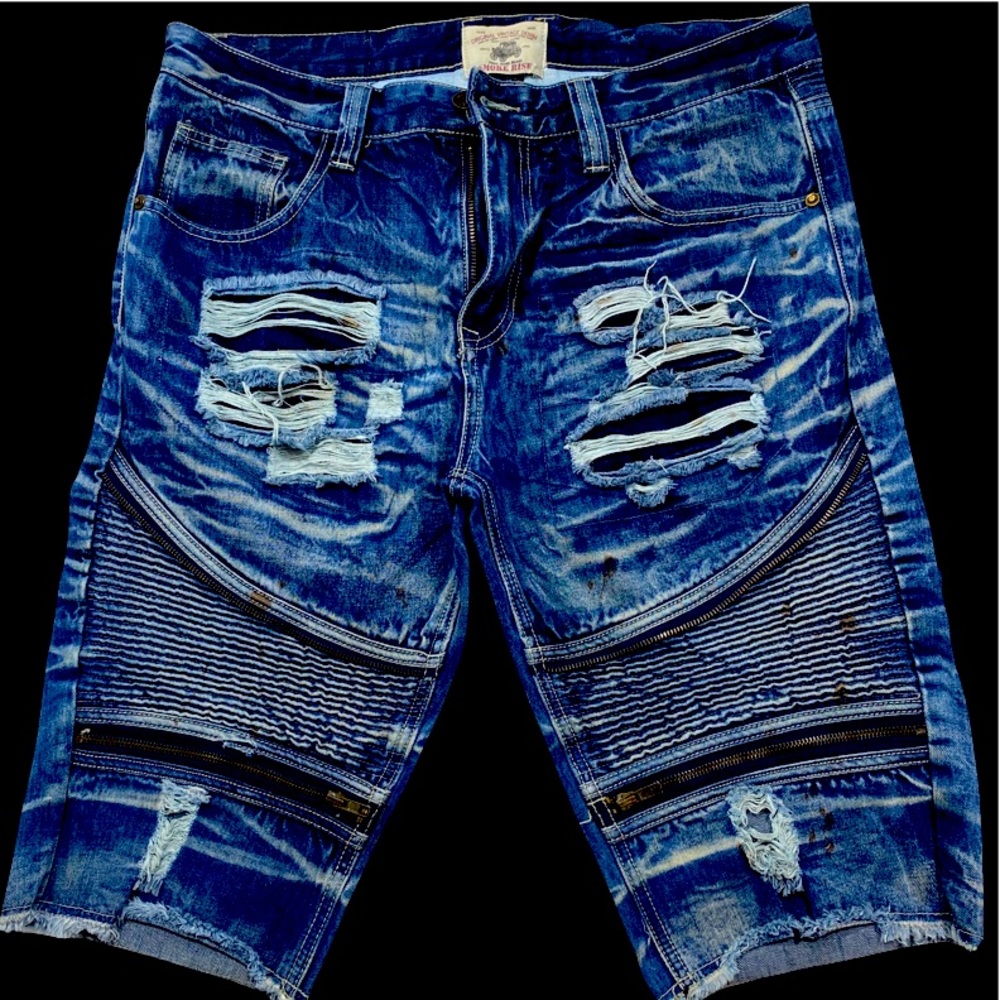 Smoke rise denim